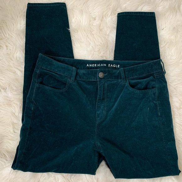 American Eagle Outfitters Denim - 🌛AEO 🌛high rise jegging  chords in jungle green